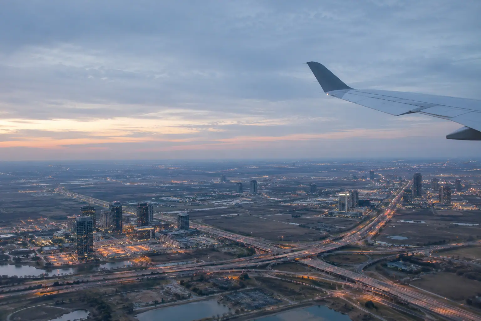 Dallas from the air