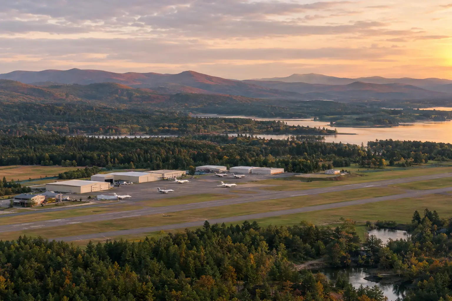 Private jets at Cobb County International Airport-McCollum Field