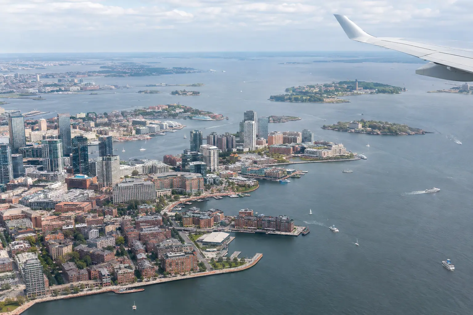 Boston from the air